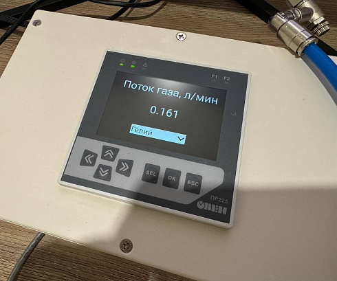 Фото Расходомер газовый Leaklab-R 0,025 - 1 л/мин. Течеискатели и вакуумные насосы. Датчики.